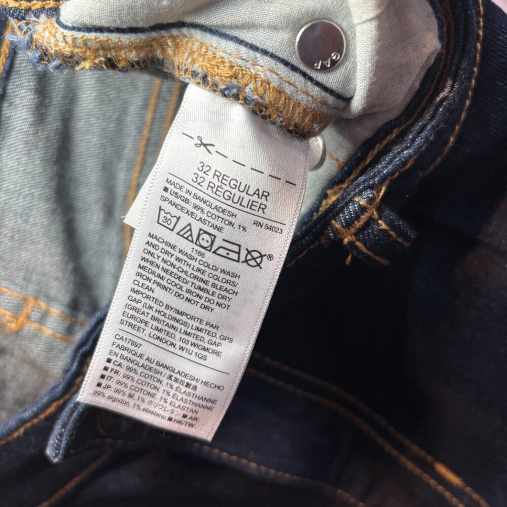 Gap Mid Rise Straight Leg Size 32 Regular - Picture 3 of 4
